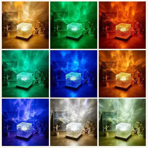 🌌 Northern Lights & Ocean Lamp ✨ LED Ambient Light