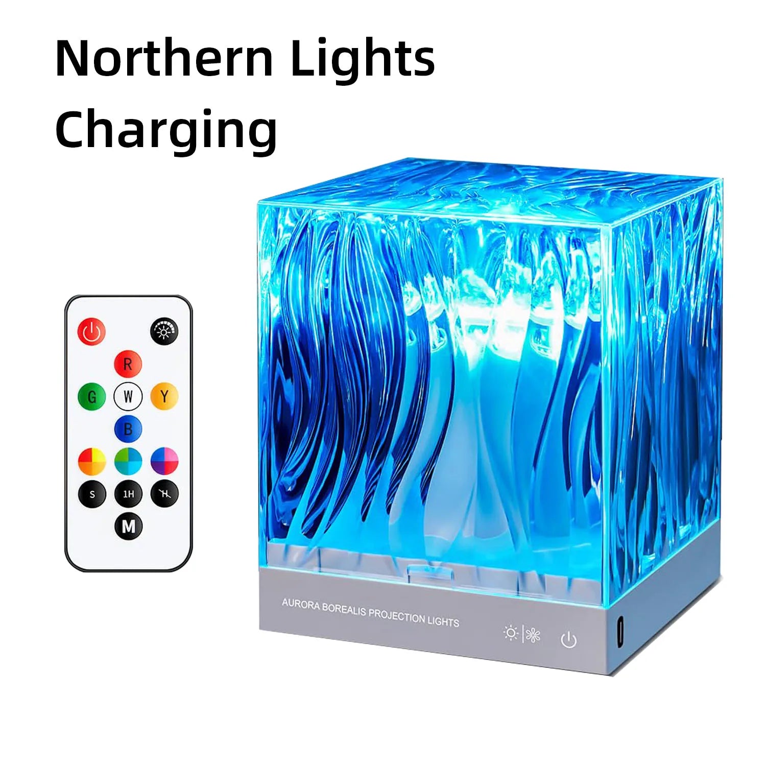🌌 Northern Lights & Ocean Lamp ✨ LED Ambient Light