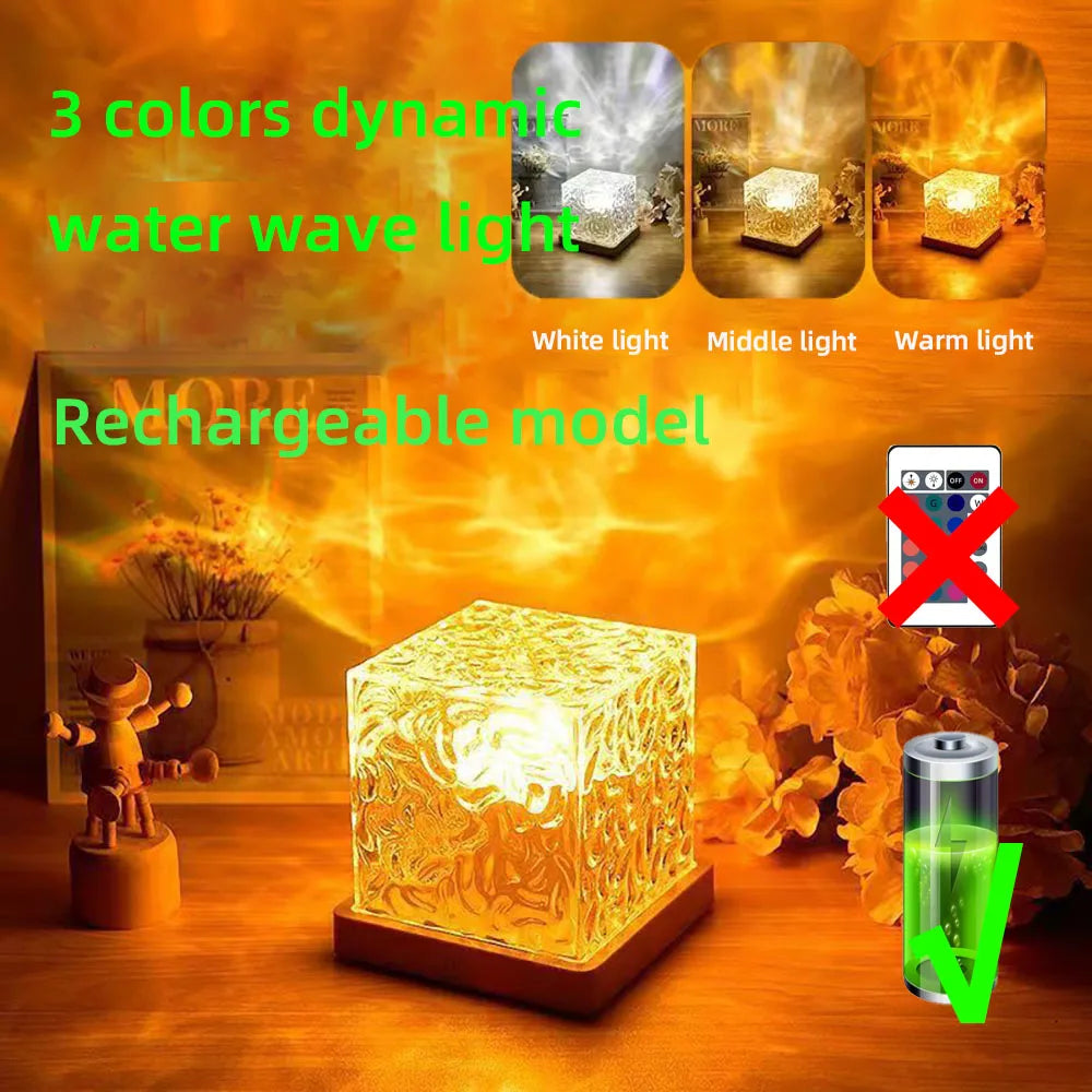 🌌 Northern Lights & Ocean Lamp ✨ LED Ambient Light