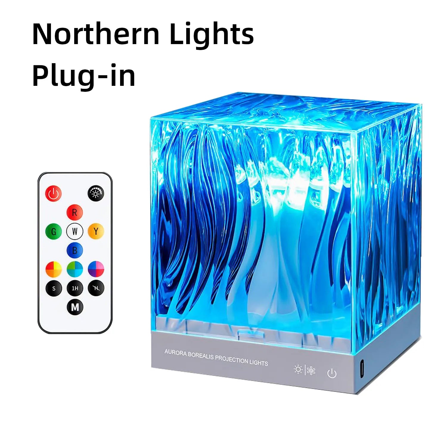 🌌 Northern Lights & Ocean Lamp ✨ LED Ambient Light